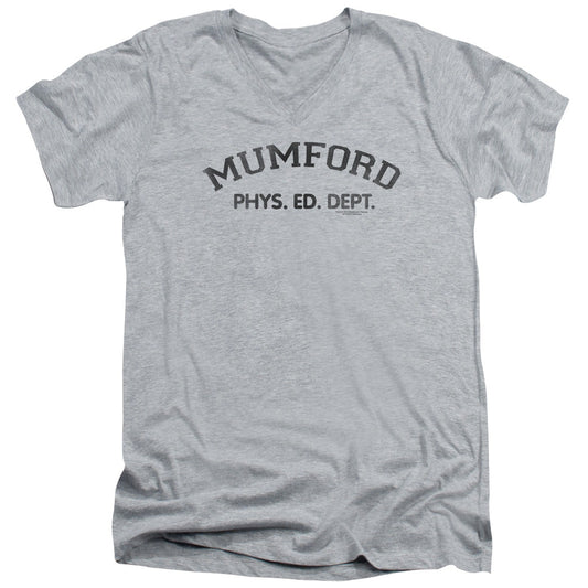 Beverly Hills Cop Mumford Mens Slim Fit V-Neck T Shirt Athletic Heather Officially Licensed