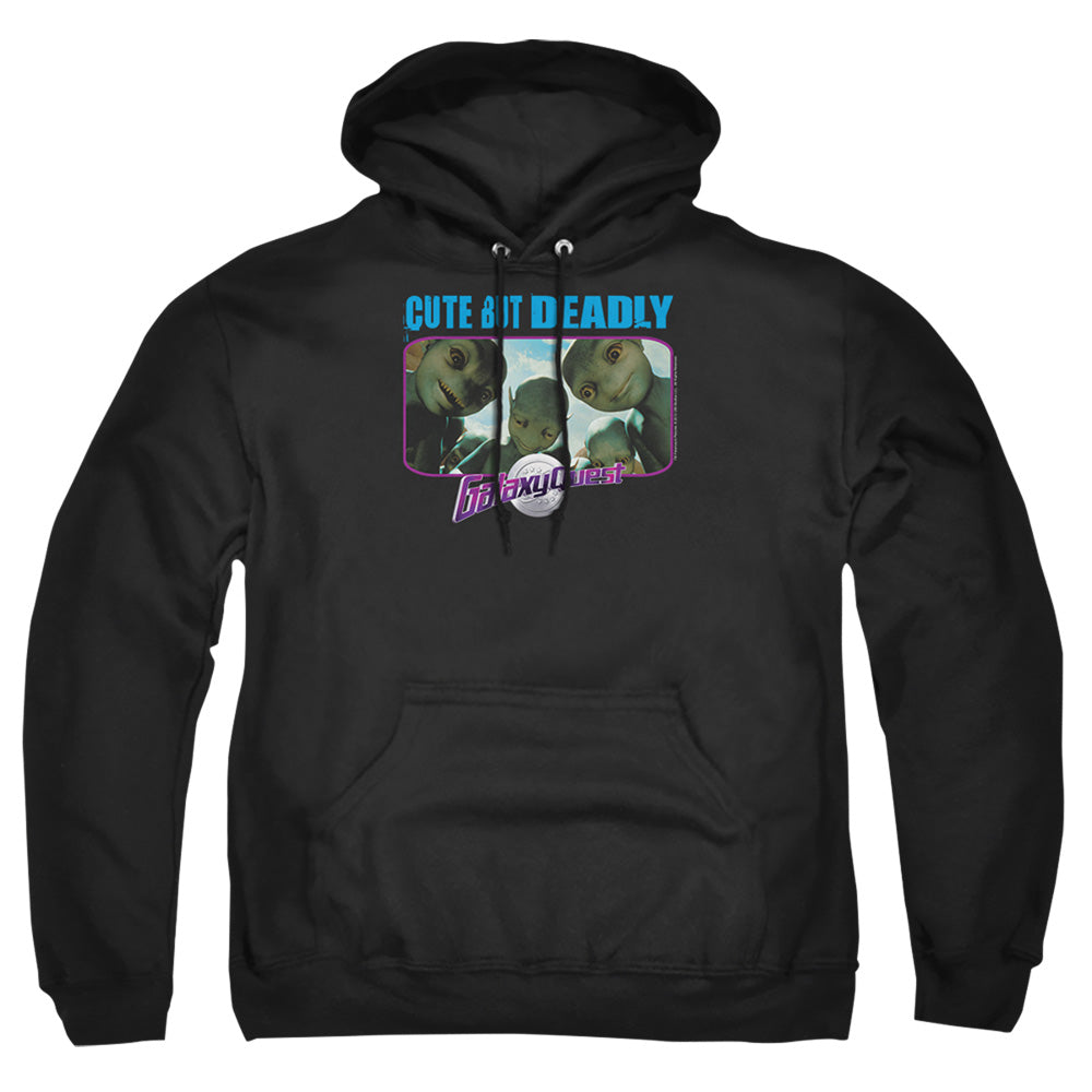 Galaxy Quest Cute But Deadly Mens Hoodie Black Officially Licensed