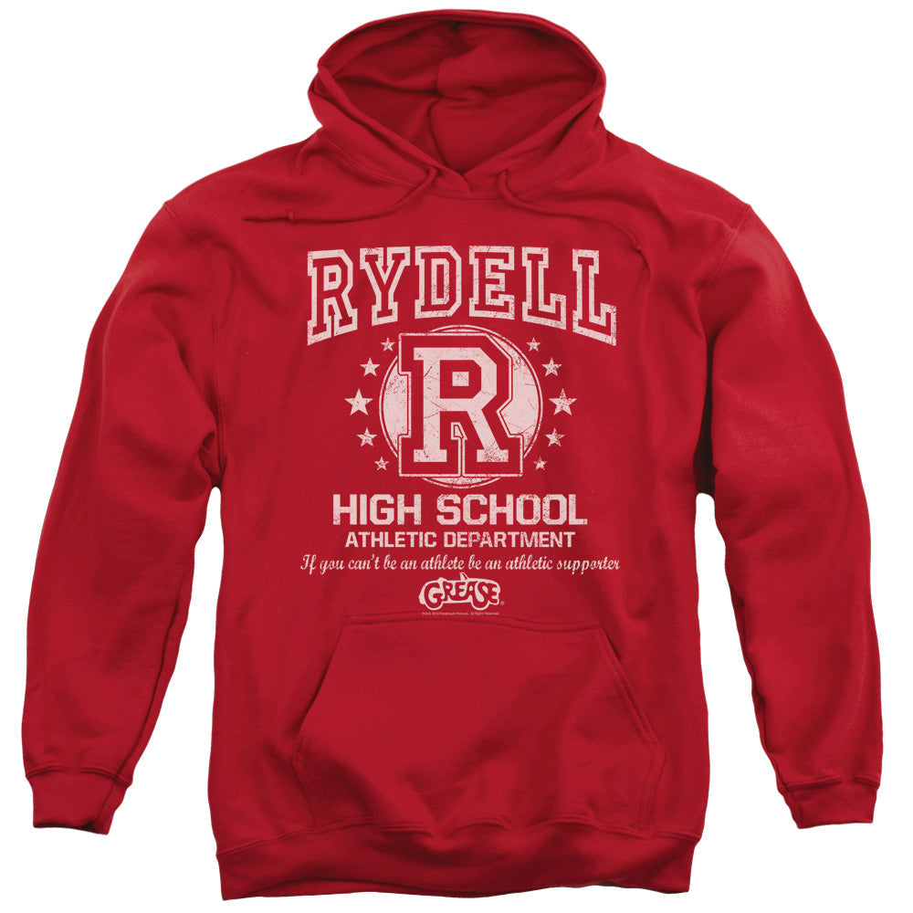 Grease Rydell High Mens Hoodie Red Officially Licensed