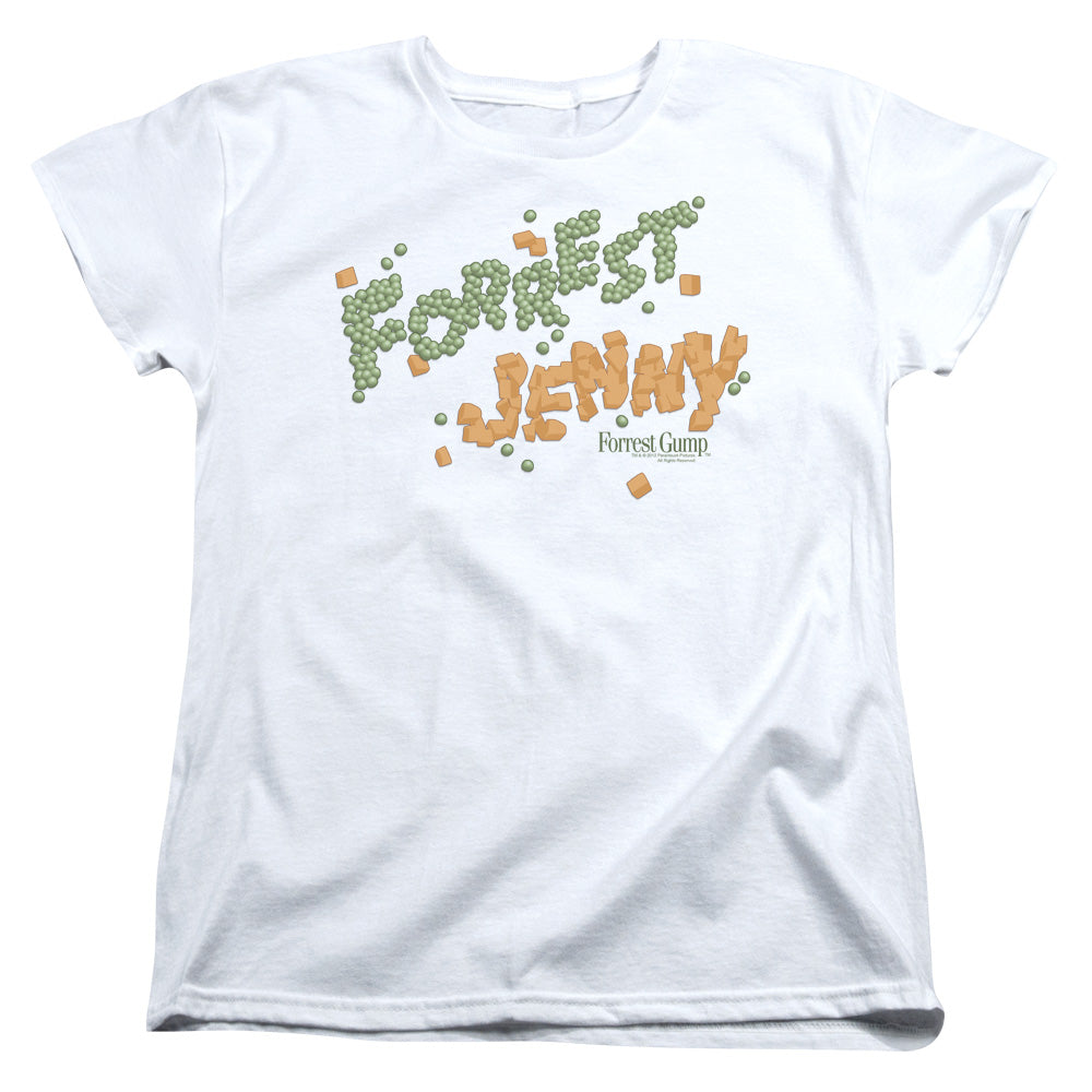 Forrest Gump Peas And Carrots Womens T Shirt White Officially Licensed
