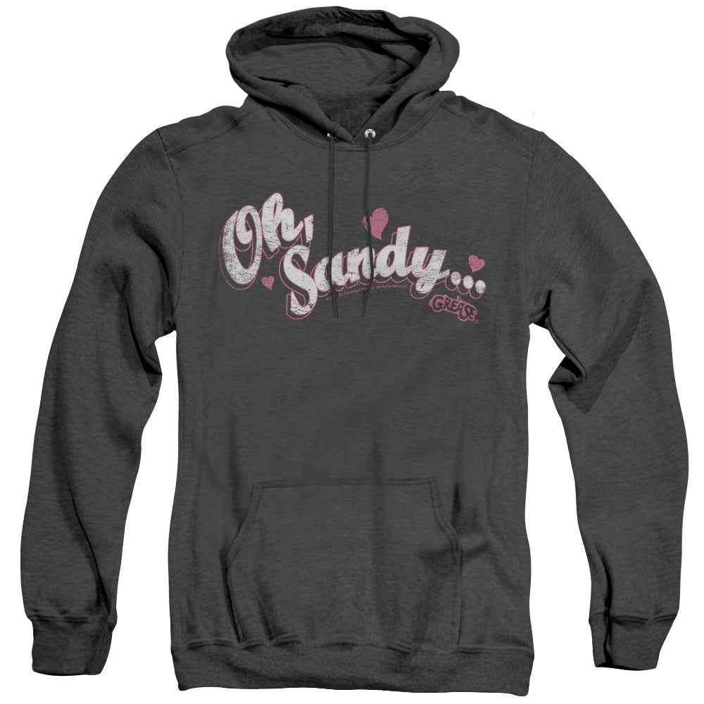 Grease Oh Sandy Heather Mens Hoodie Black Officially Licensed