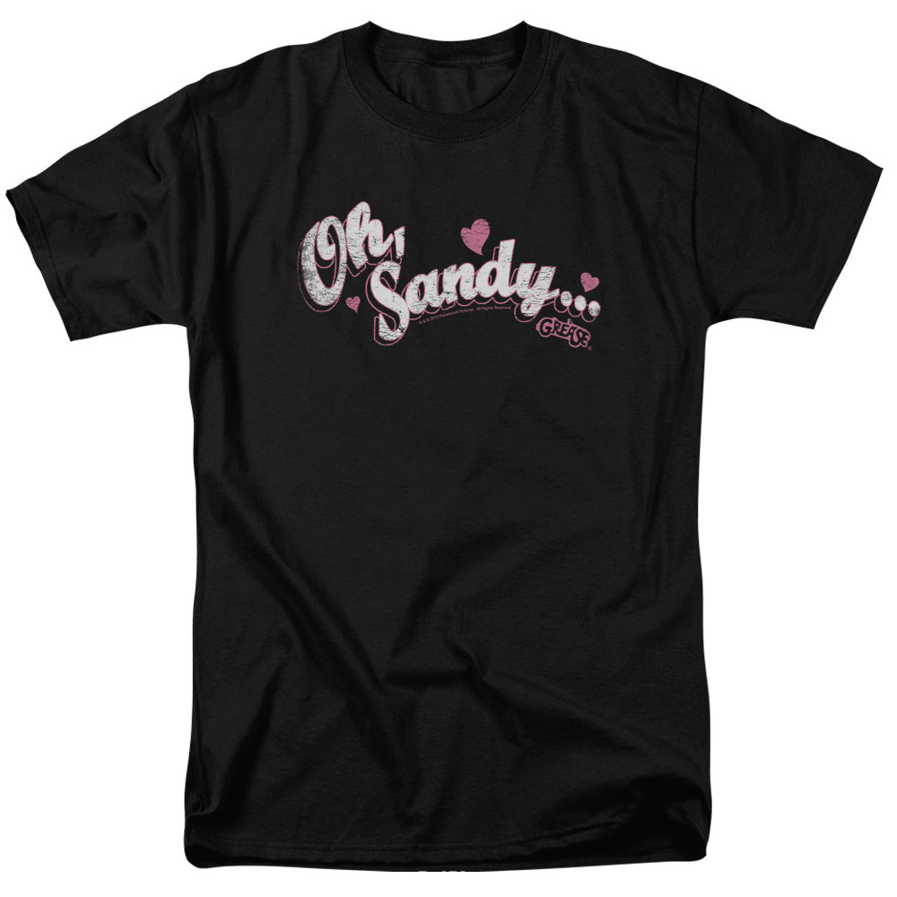 Grease Oh Sandy Mens T Shirt Black Officially Licensed