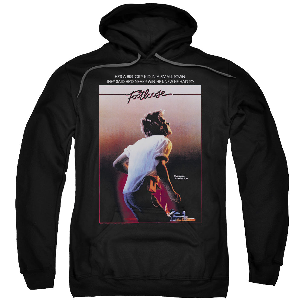 Footloose Poster Mens Hoodie Black Officially Licensed