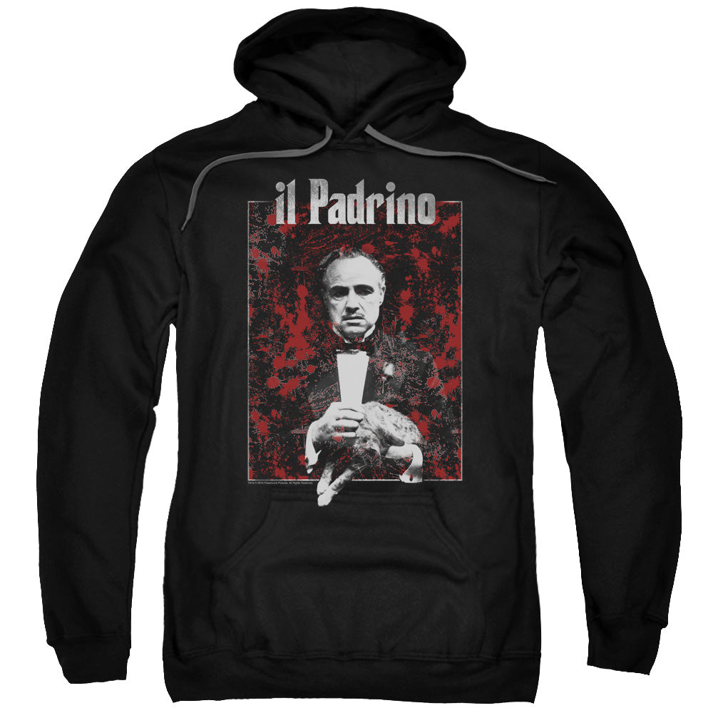 The Godfather Sangue Mens Hoodie Black Officially Licensed
