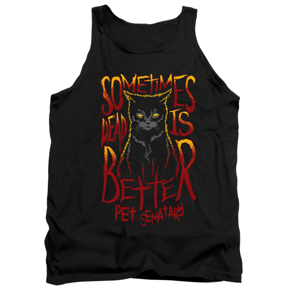 Pet Sematary Dead Is Better Mens Tank Top Shirt Black Officially Licensed