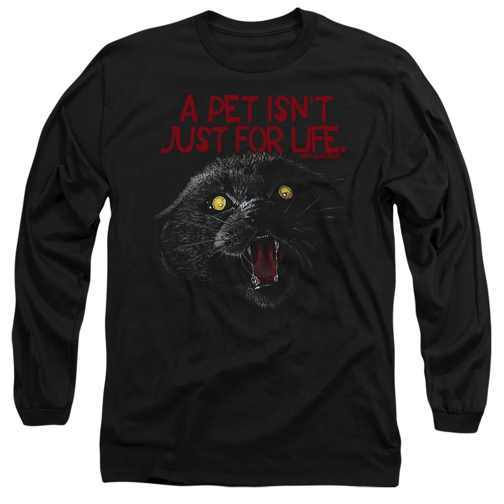 Pet Sematary I Survived Mens Long Sleeve Shirt Black Officially Licensed