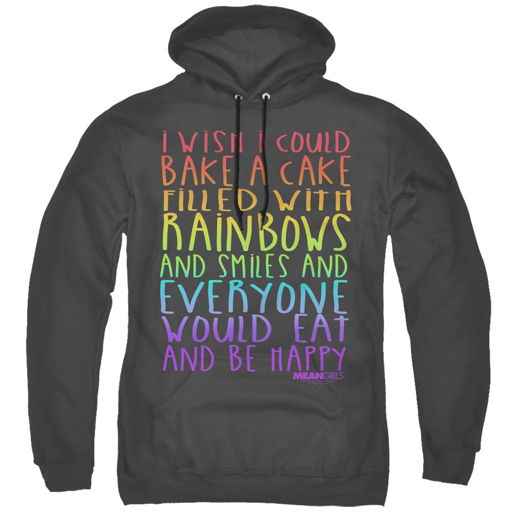 Mean Girls Rainbows And Cake Mens Hoodie Black Officially Licensed