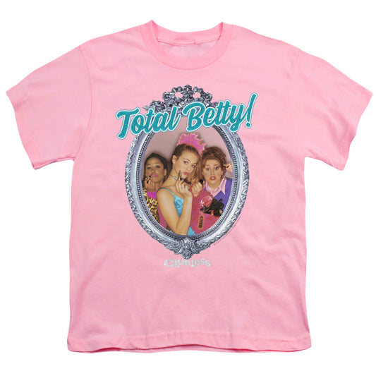 Clueless Total Betty Kids Youth T Shirt Pink Officially Licensed