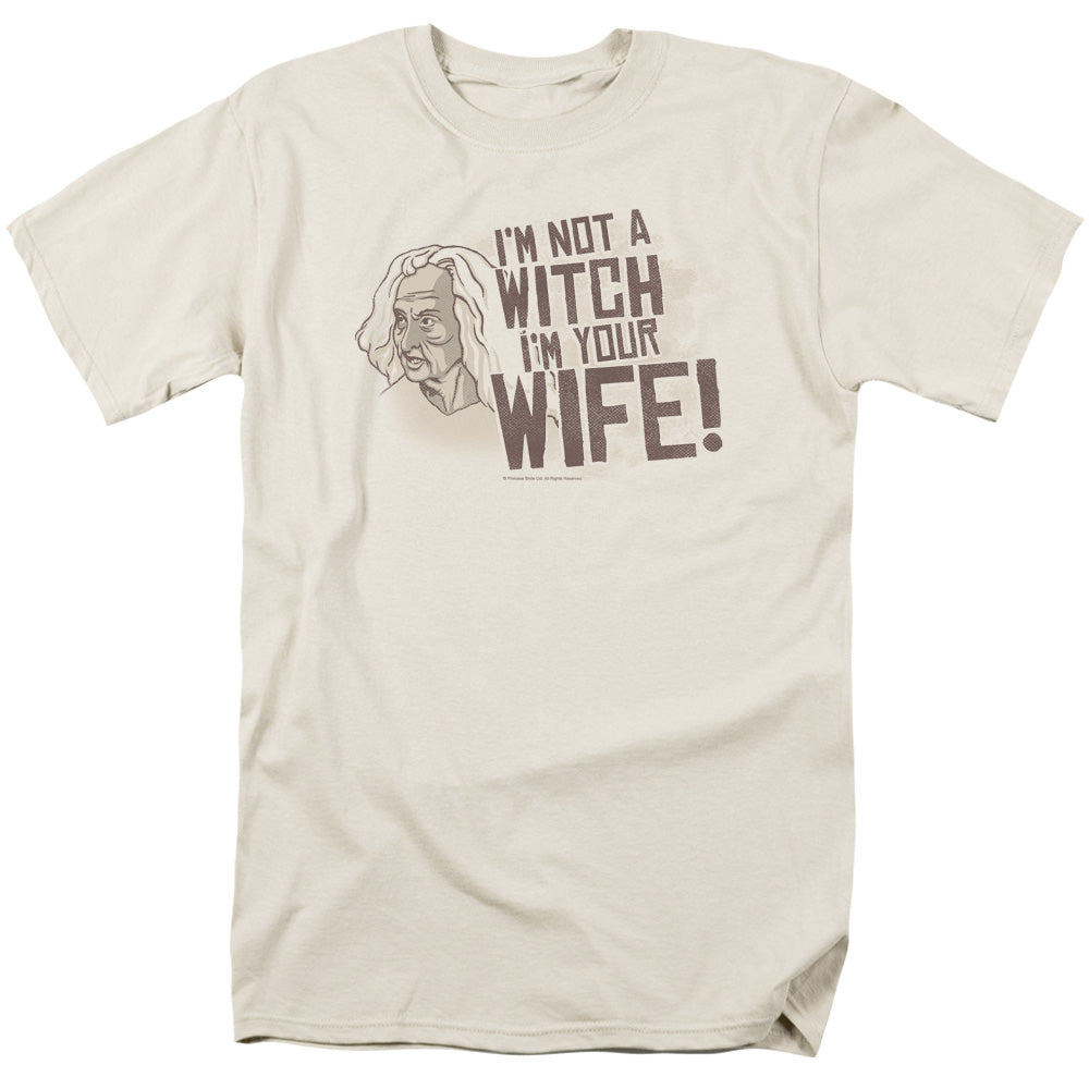 Princess Bride Not A Witch Mens T Shirt Cream Officially Licensed