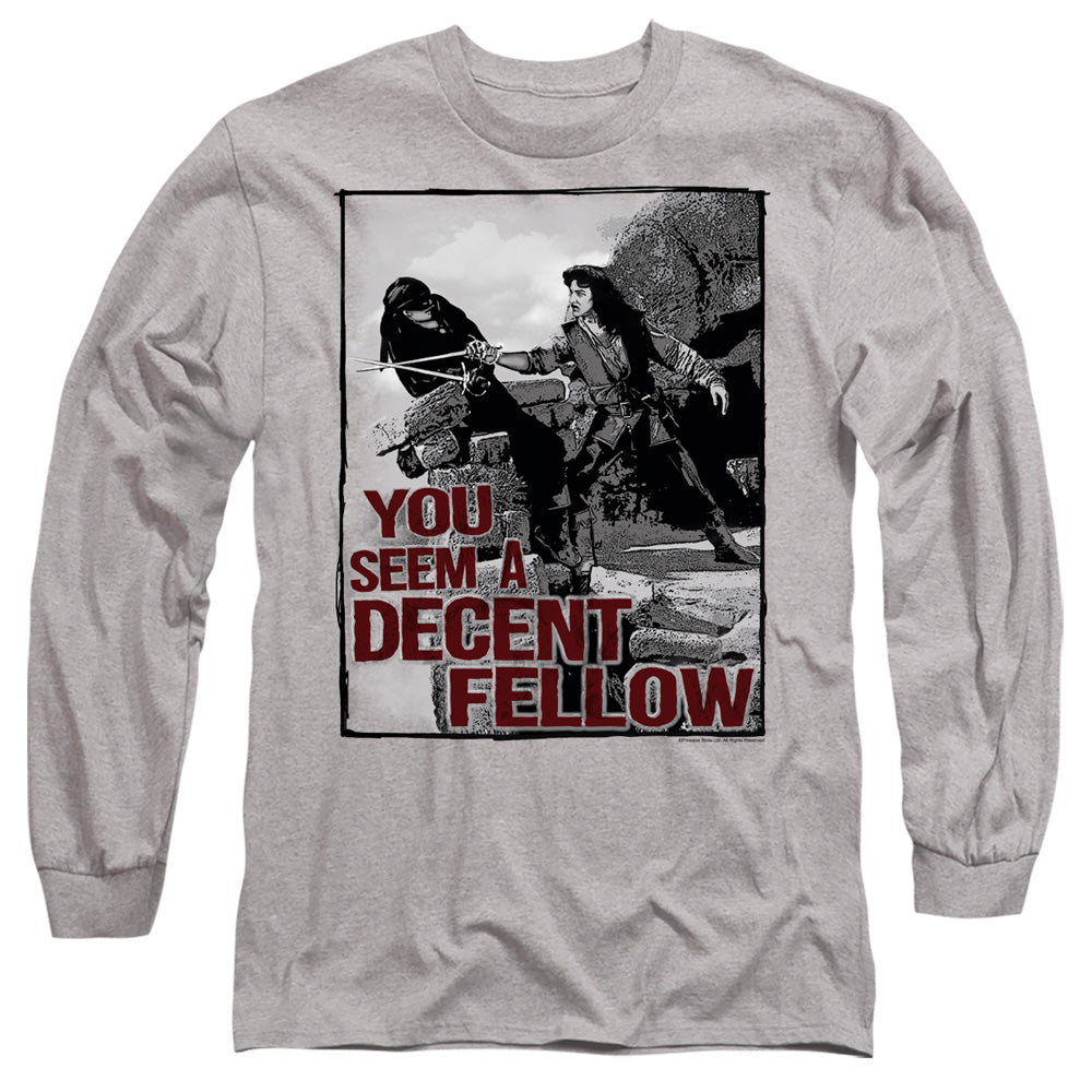 Pb Fellow Mens Long Sleeve Shirt Athletic Heather Officially Licensed