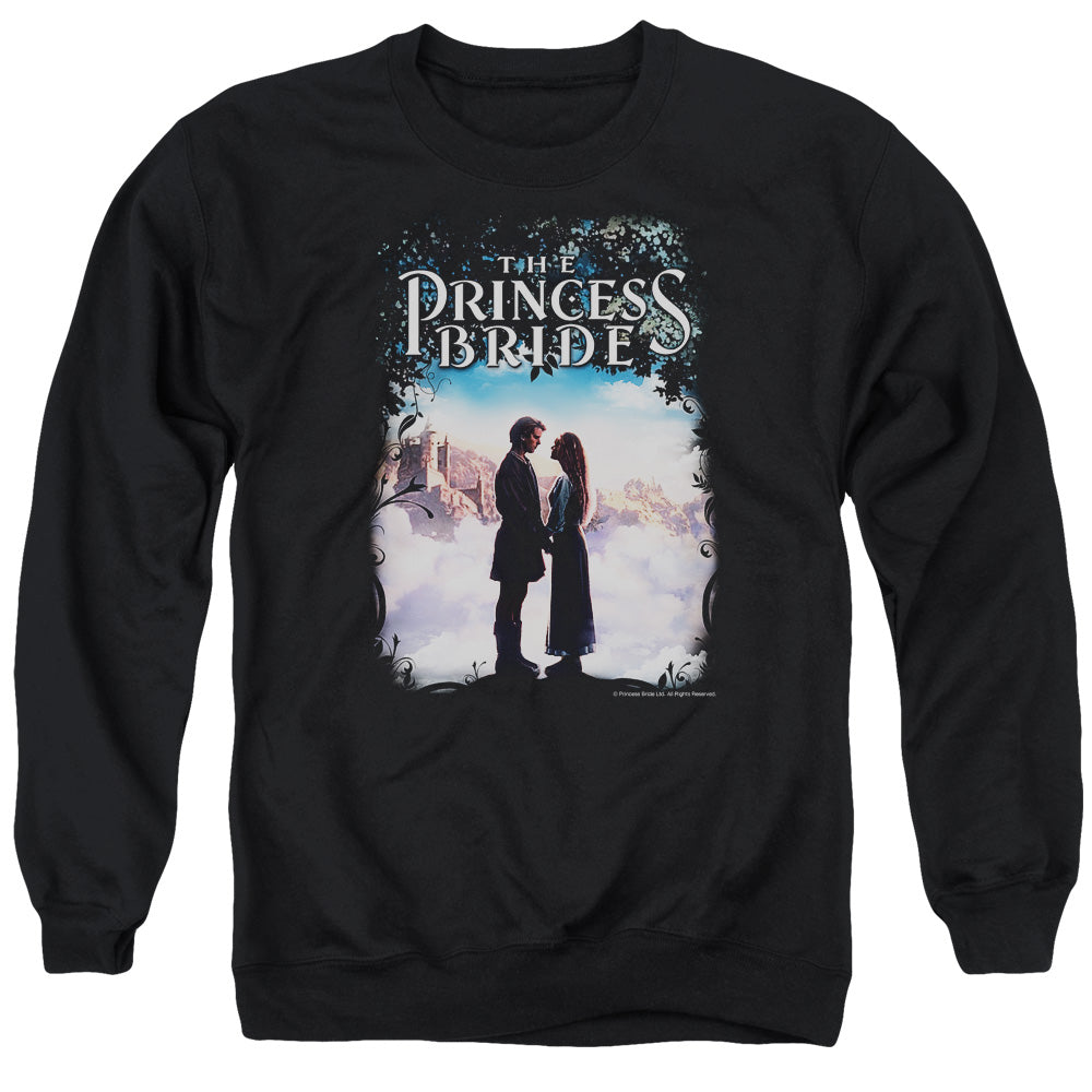 The Princess Bride Storybook Love Mens Crewneck Sweatshirt Black Officially Licensed
