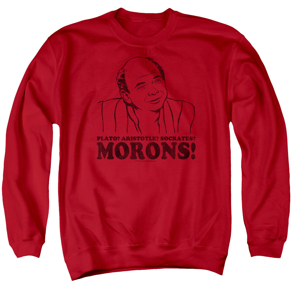 The Princess Bride Morons Mens Crewneck Sweatshirt Red Officially Licensed