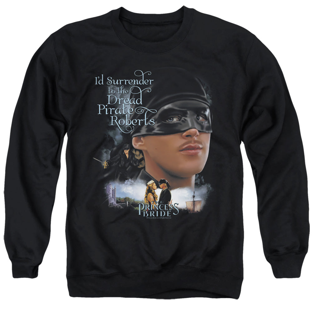 Princess Bride Surrender Mens Crewneck Sweatshirt Black Officially Licensed