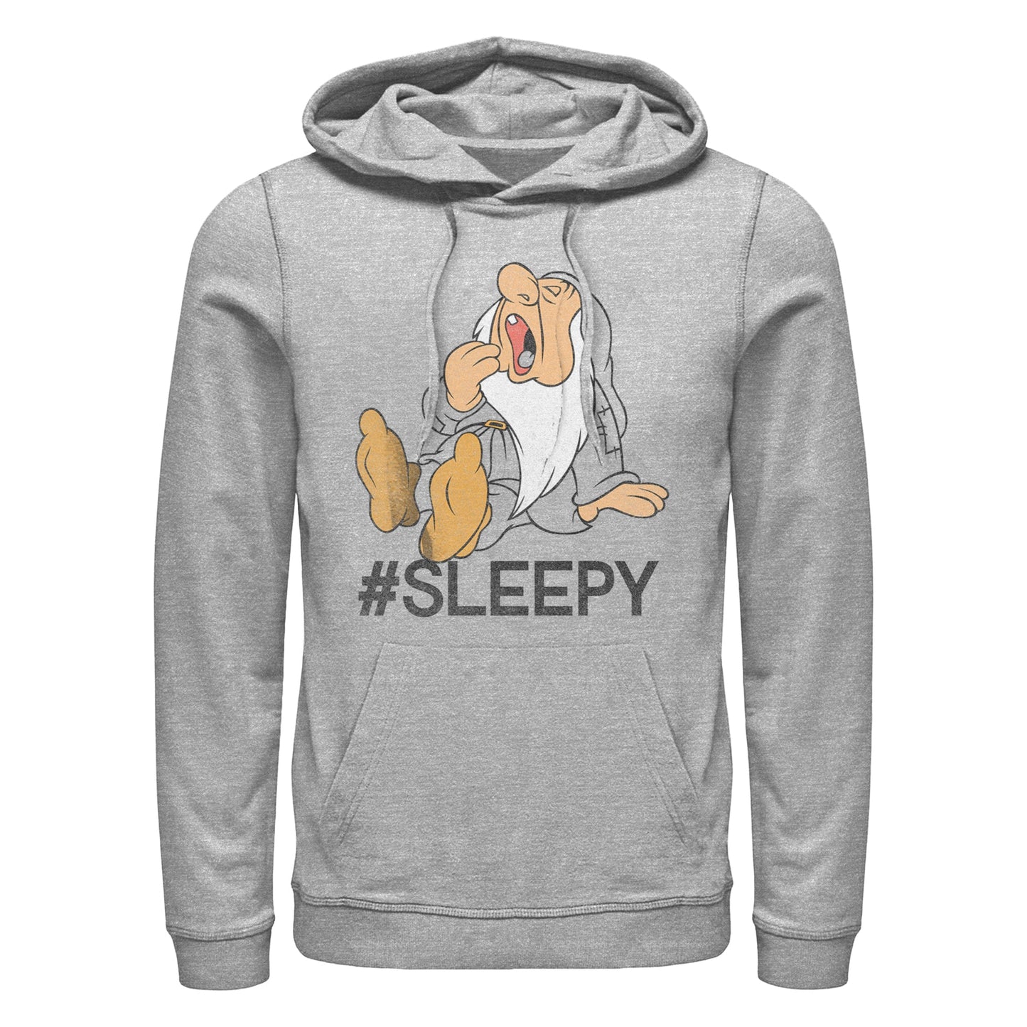 Disney Hashtag Sleepy Mens Lightweight Hoodie