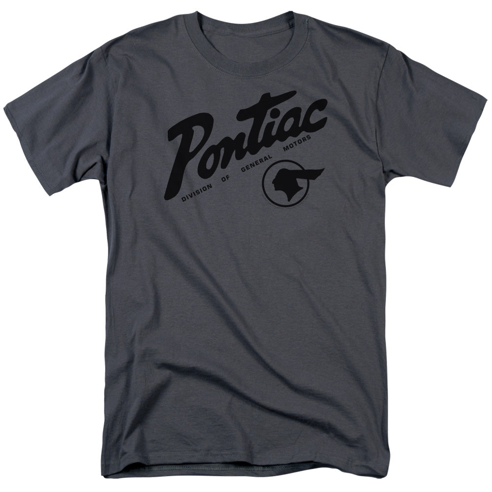 Pontiac Division Mens T Shirt Charcoal Officially Licensed