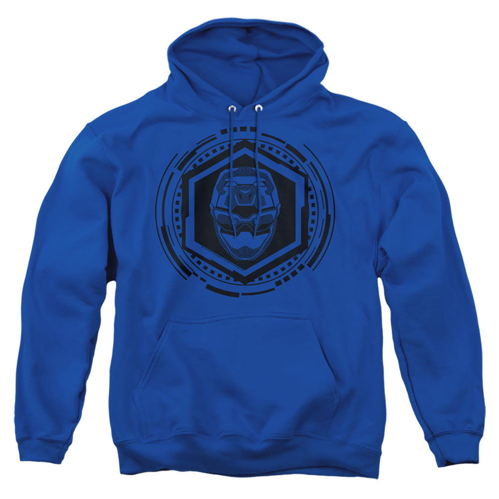 Power Rangers Blue Ranger Mens Hoodie Royal Blue Officially Licensed