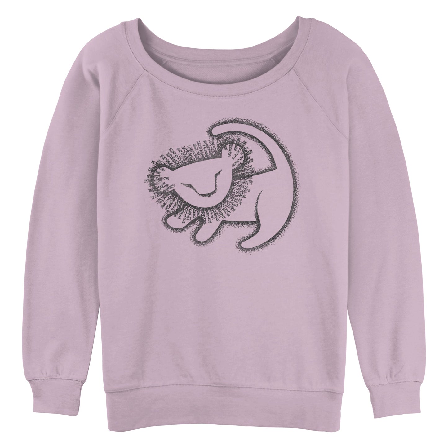 Disney Cave Painting Juniors Raglan Pullover Sweatshirt