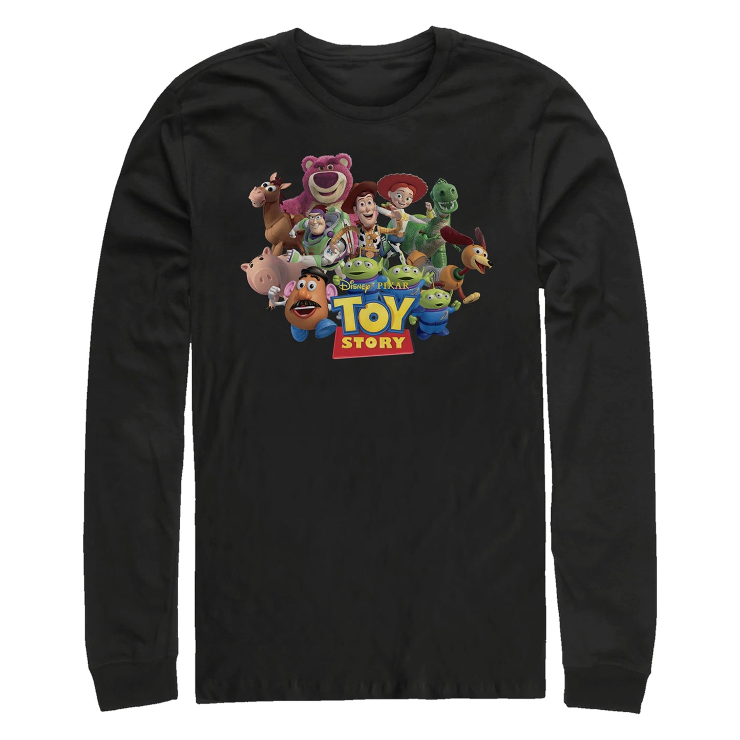 Disney Running Team Long Sleeve Mens T Shirt