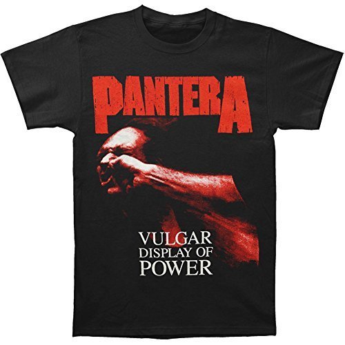 Pantera Pantera Red Vulgar Men'S T-Shirt, Black, Large [T-Shirt] - Rock Band Apparel