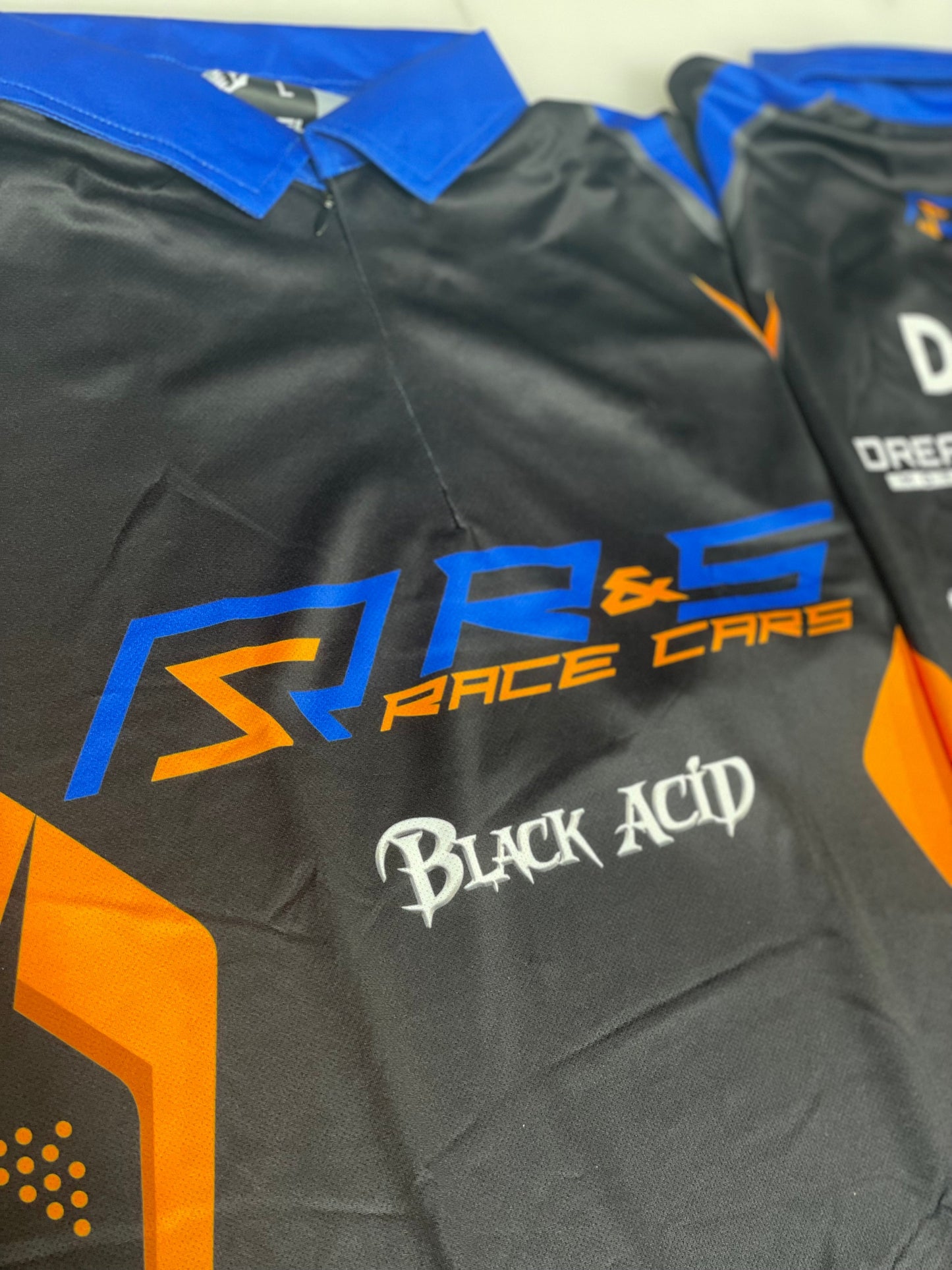 Custom Racing Crew Shirt Setup - Sublimated Crew Shirts