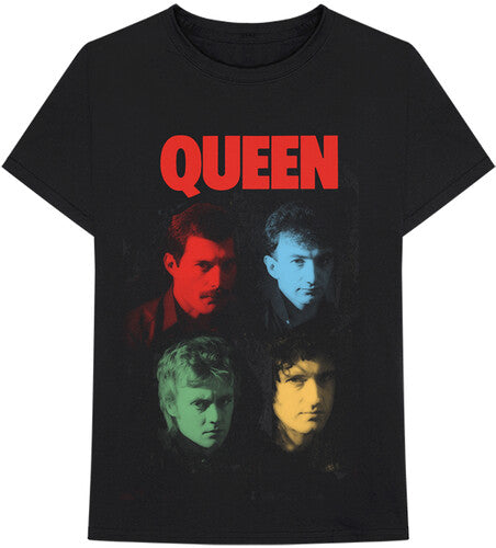 Queen Hot Space V2 Black Unisex Short Sleeve T-shirt 2XL [T-Shirt] - Rock Band Apparel