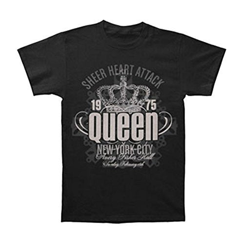 Queen Men'S Queen Sheer Heart Attack Men'S T-Shirt, Black, X-Large [T-Shirt] - Rock Band Apparel