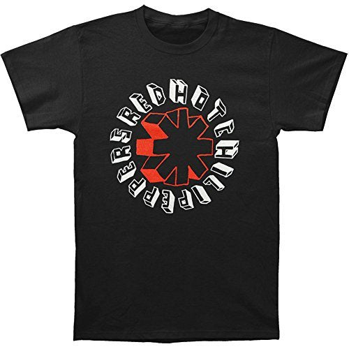 Red Hot Chili Peppers Men'S Rhcp Hand Drawn T-Shirt, Black, Small [T-Shirt] - Rock Band Apparel
