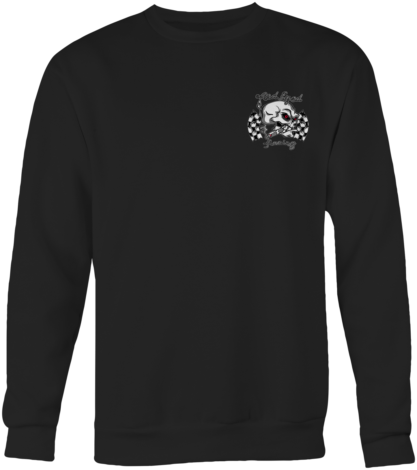 Red Eyed Racing Crewneck Sweatshirts