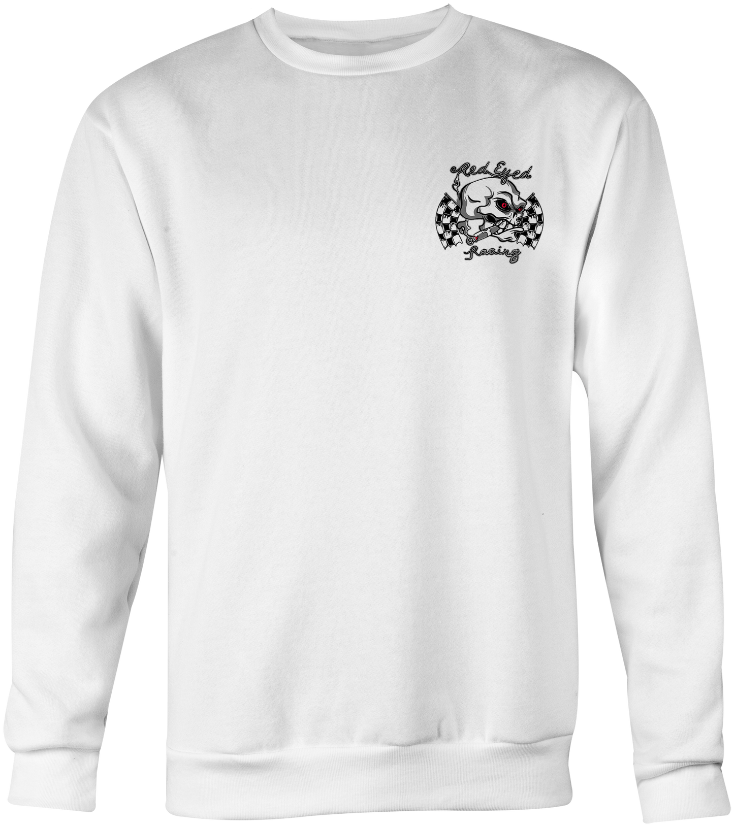 Red Eyed Racing Crewneck Sweatshirts