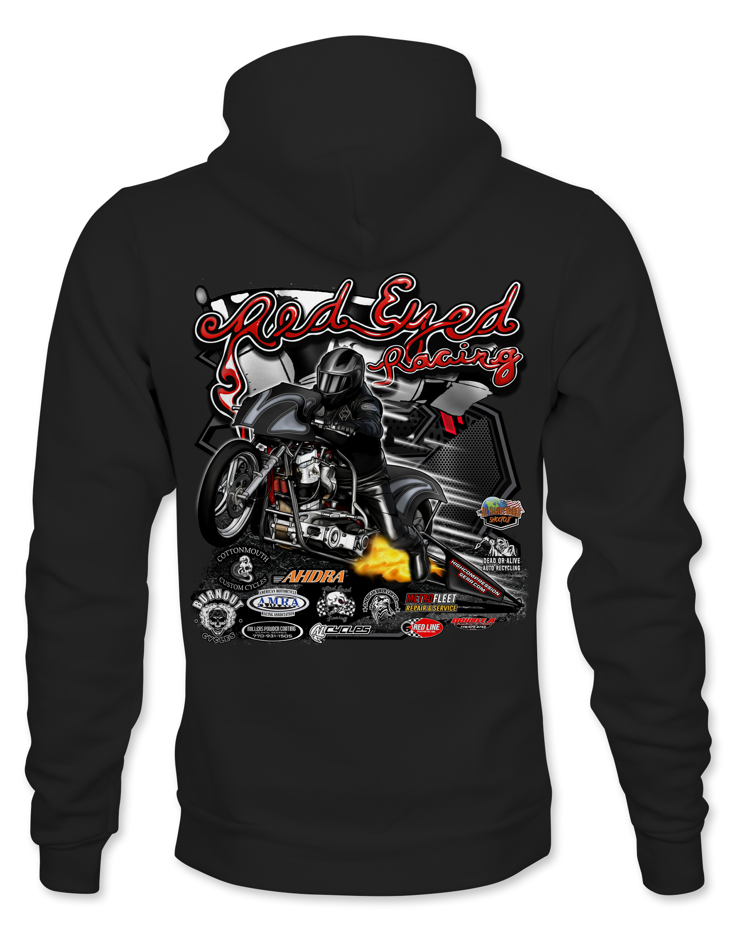Red Eyed Racing Hoodies