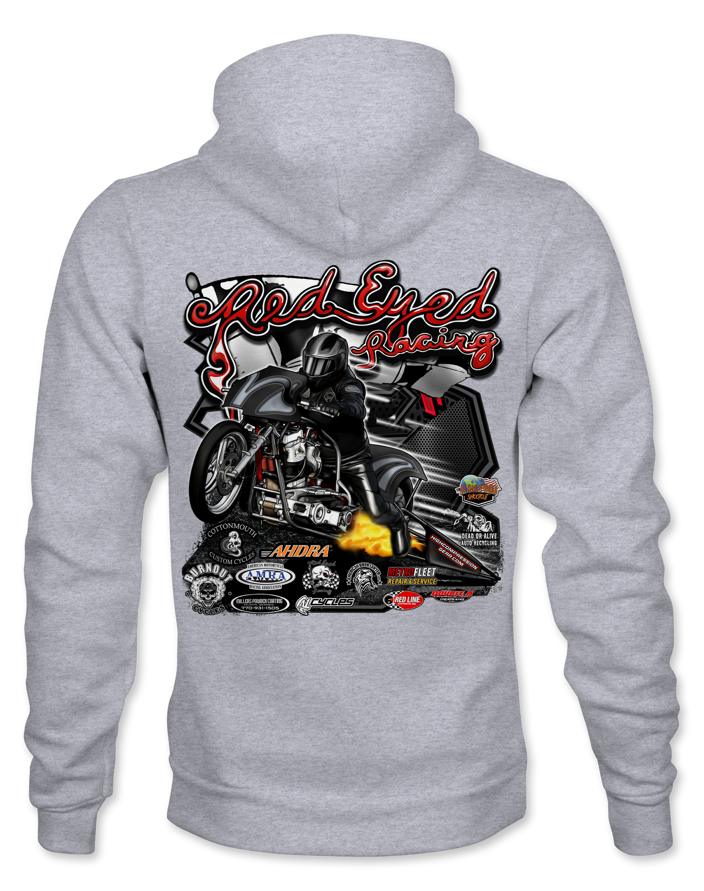 Red Eyed Racing Hoodies
