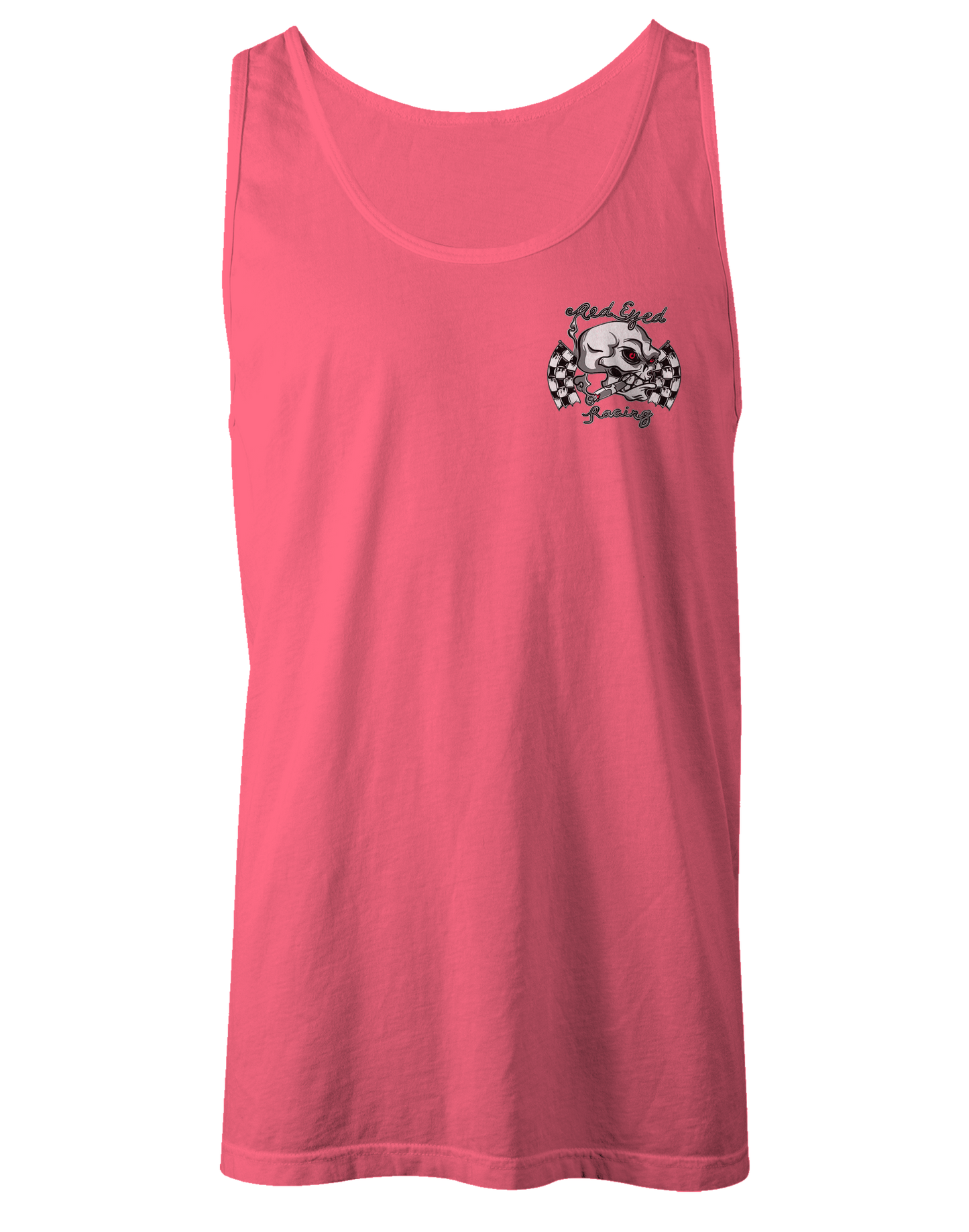 Red Eyed Racing Tank Tops