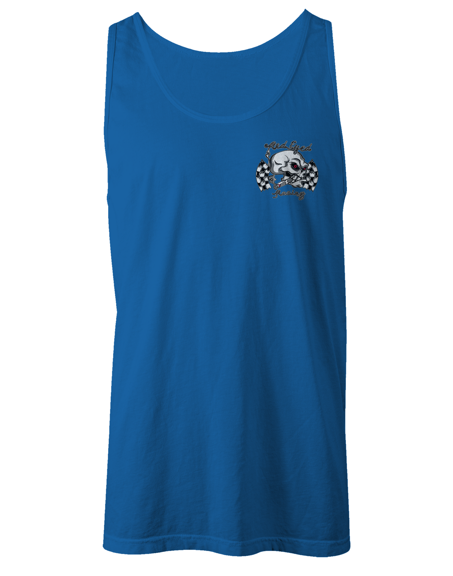 Red Eyed Racing Tank Tops
