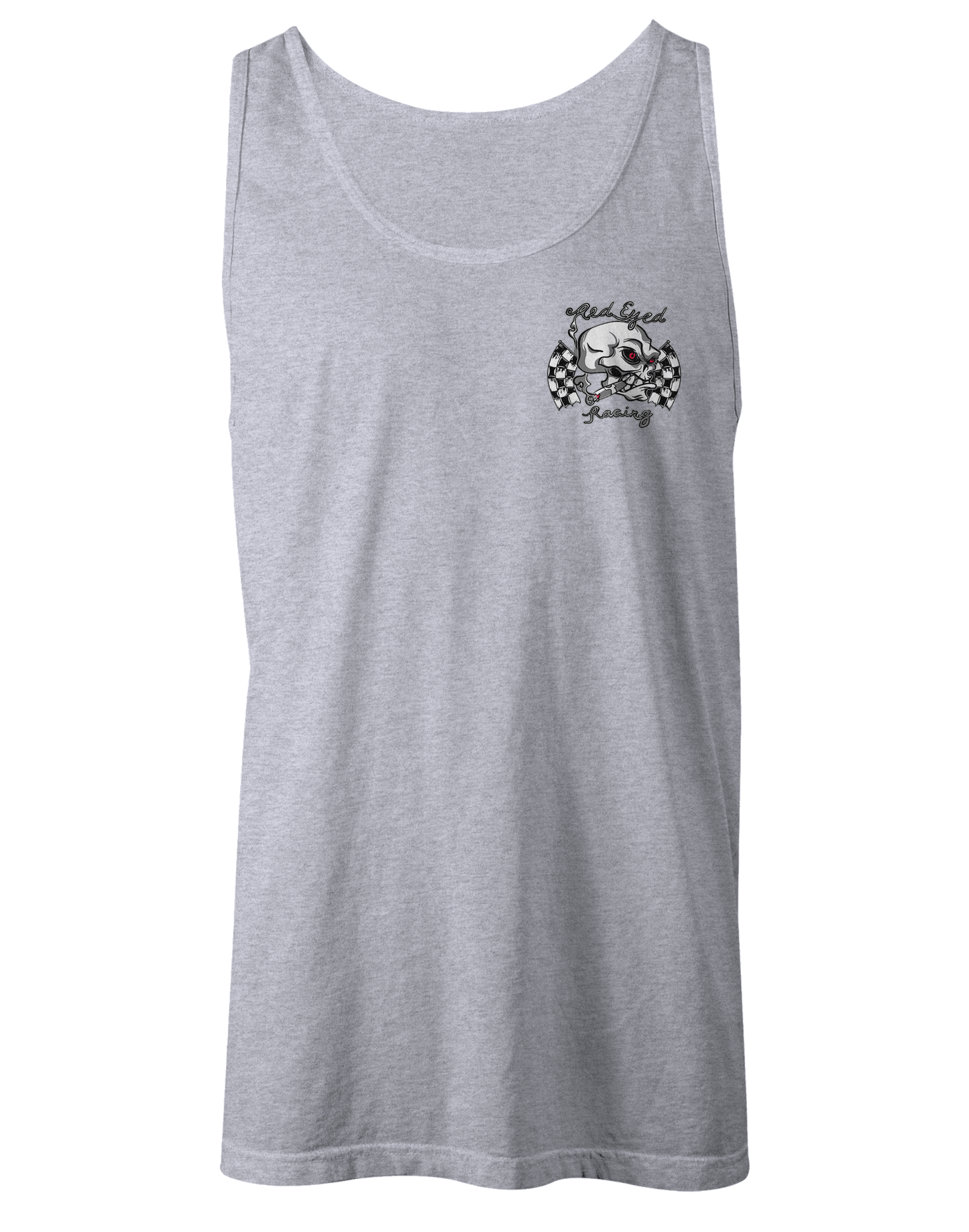 Red Eyed Racing Tank Tops