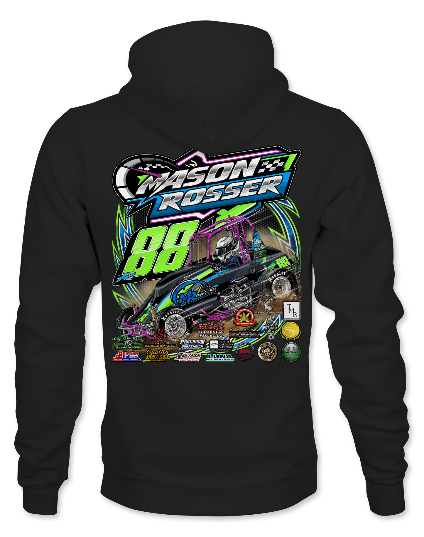 Mason Rosser 2025 Zip Up Hoodies