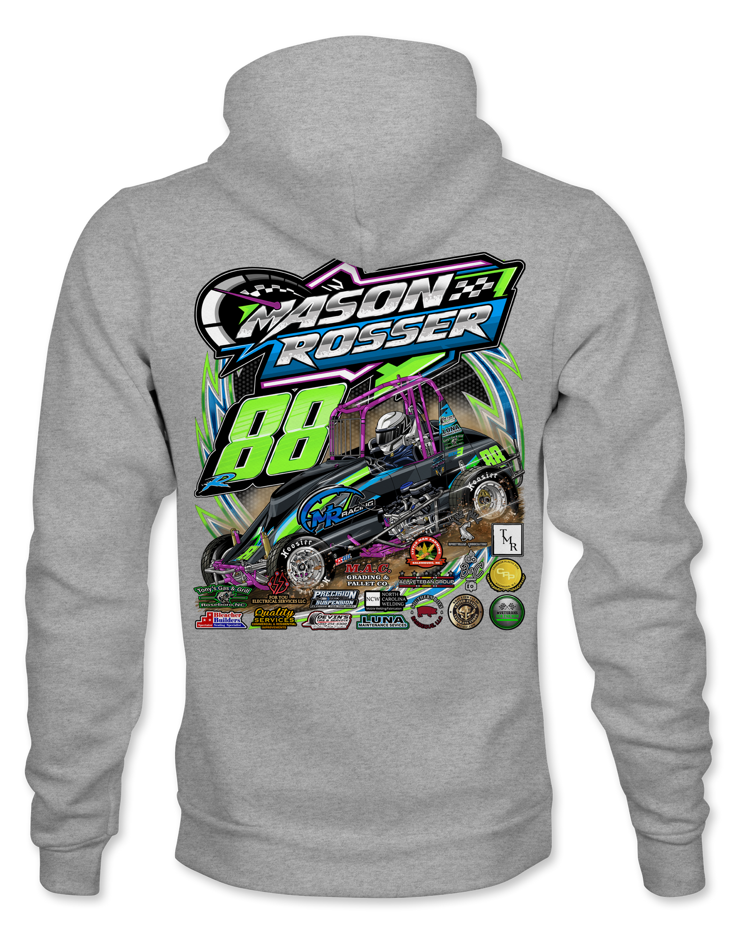 Mason Rosser 2025 Zip Up Hoodies