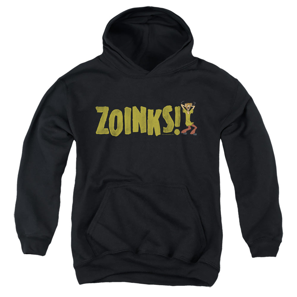 Scooby Doo Zoinks Kids Youth Hoodie Black Officially Licensed
