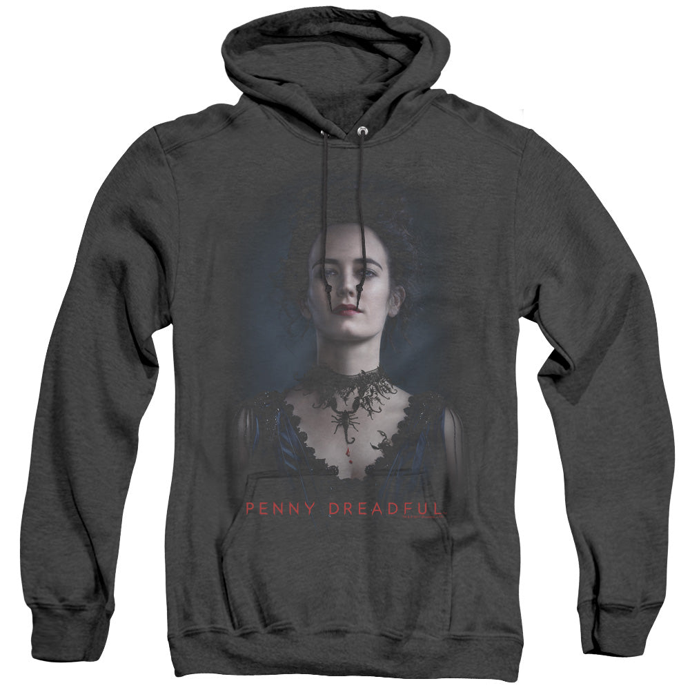 Penny Dreadful Vanessa Mens Heather Hoodie Black Officially Licensed