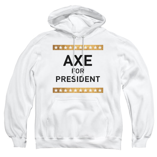 Billions Axe For President Mens Hoodie White Officially Licensed
