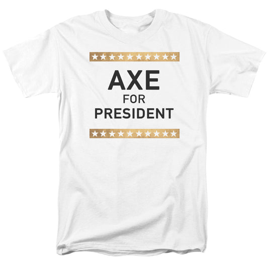 Billions Axe For President Mens T Shirt White Officially Licensed