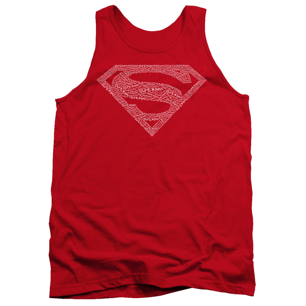 Dc Robin Logo Mens Tank Top Shirt Red Officially Licensed