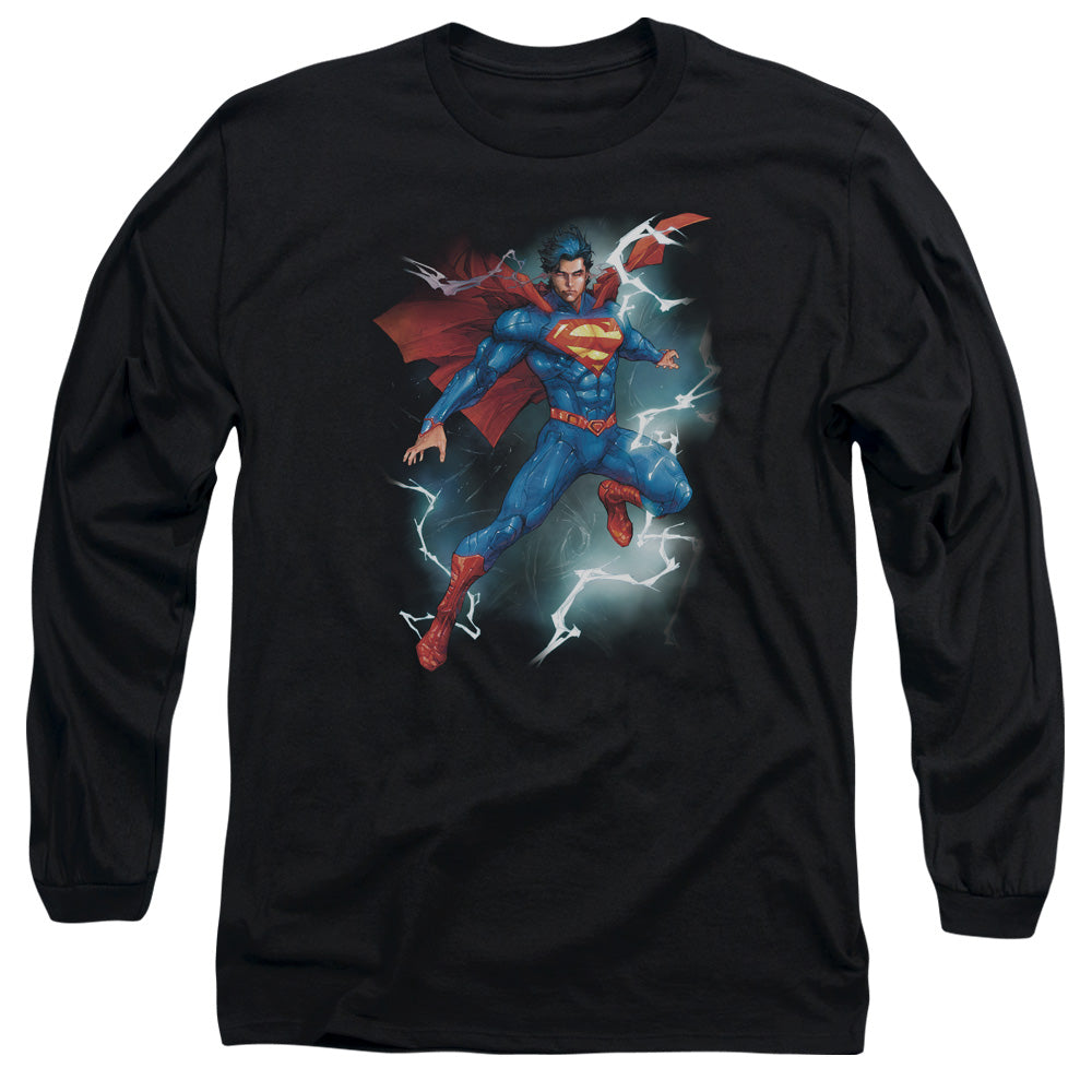 Superman Annual #1 Cover Mens Long Sleeve Shirt Black Officially Licensed