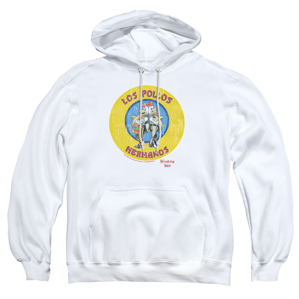 Breaking Bad Los Pollos Hermanos Mens Hoodie White