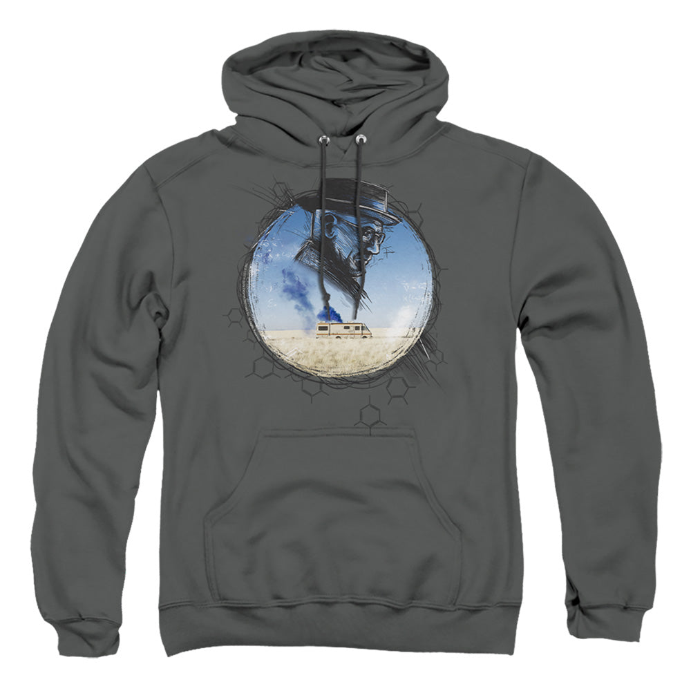 Breaking Bad Crystal Mens Hoodie Charcoal