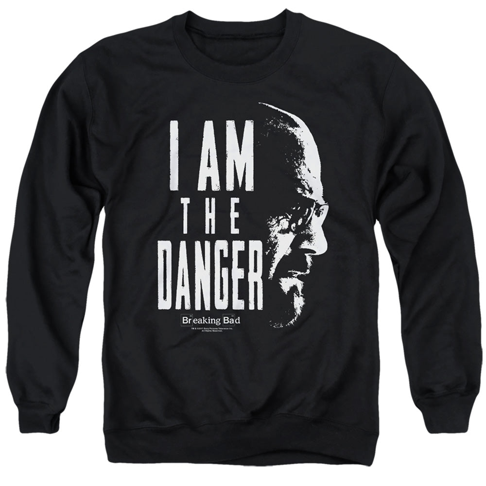 Breaking Bad The Danger Mens Crewneck Sweatshirt Black Officially Licensed
