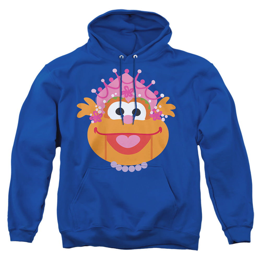 Sesame Street Christmas Nutcracker Zoey Mens Hoodie Royal Blue Officially Licensed