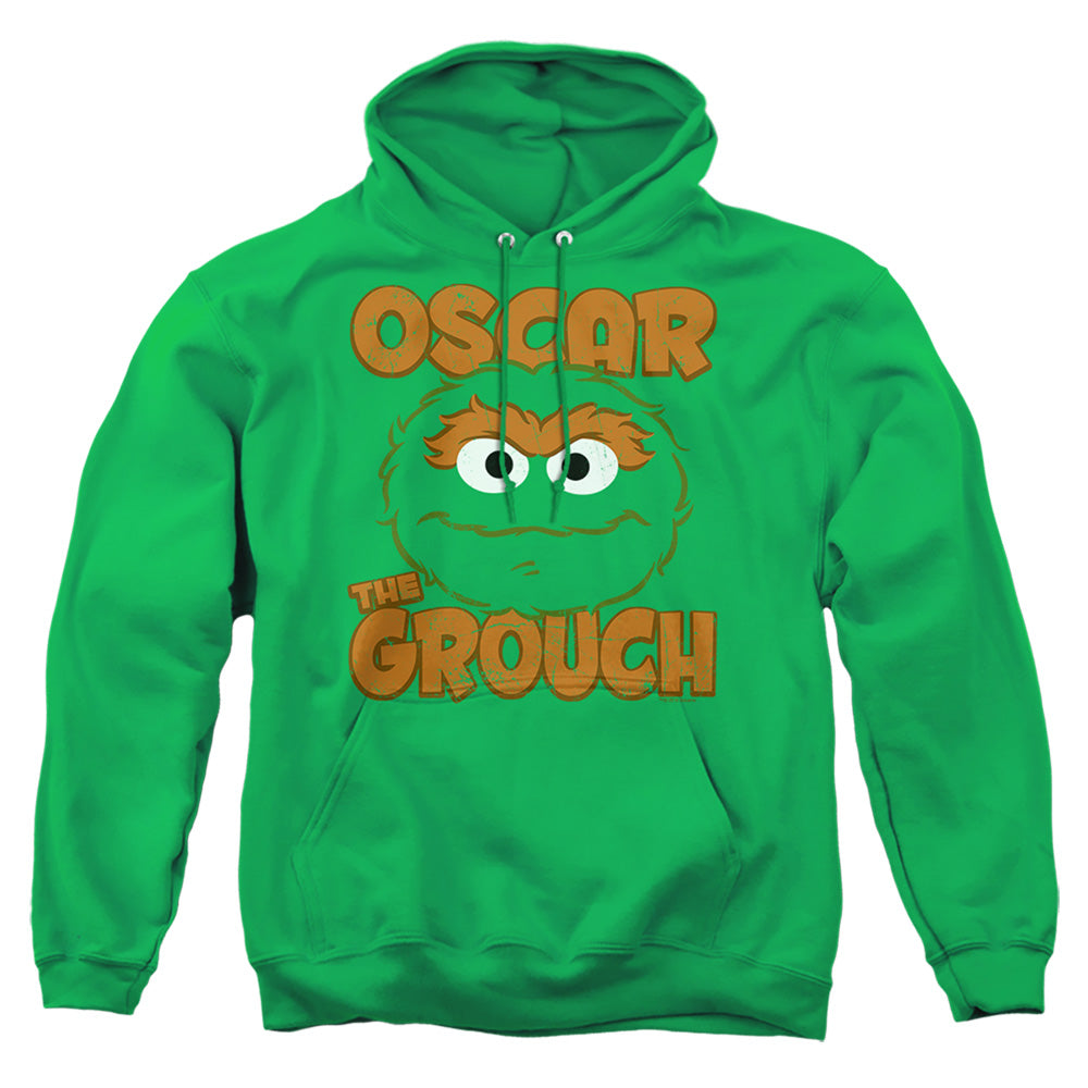 Sesame Street Oscar Sandwich Mens Hoodie Kelly Green Officially Licensed