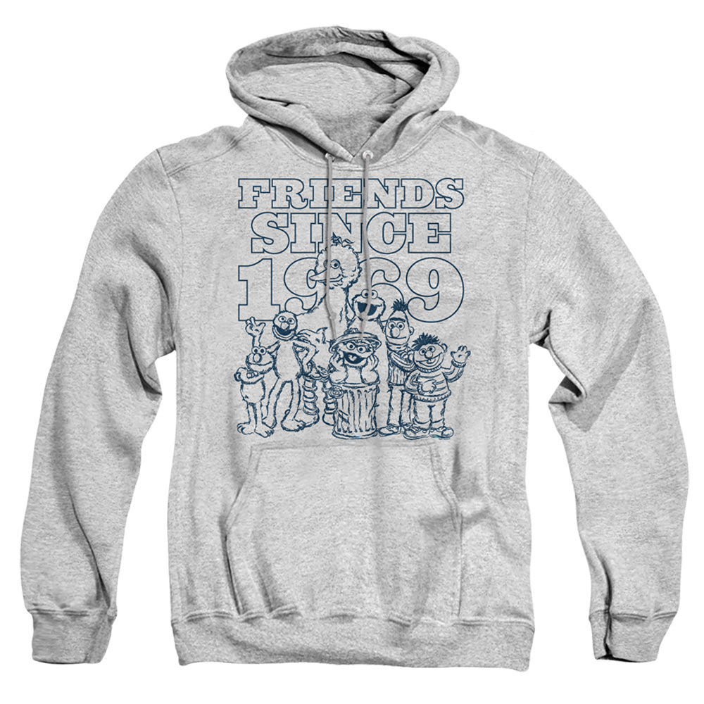 Sesame Street Friends Since Mens Hoodie Athletic Heather Officially Licensed