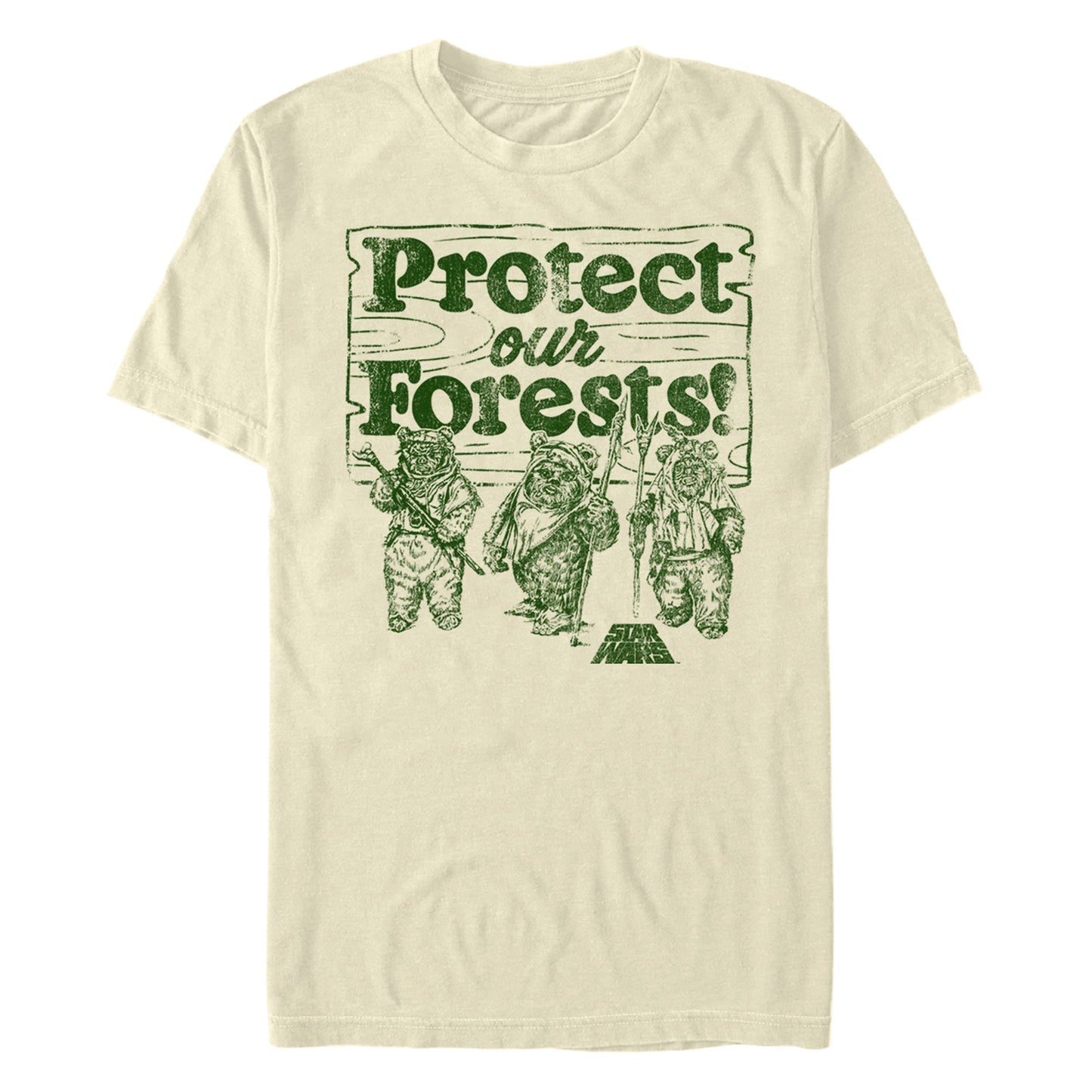 Star Wars Protect Our Forest Mens T Shirt