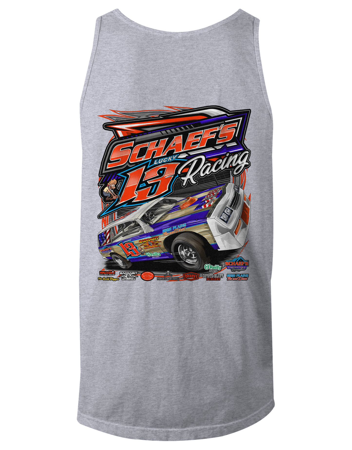 Schaef's Racing Tank Tops